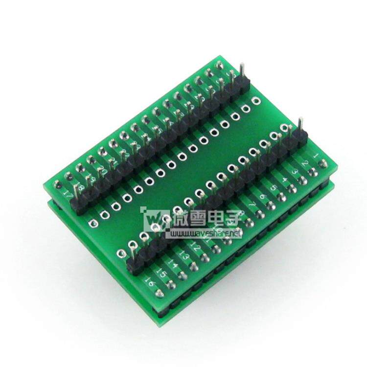 QFN32转DIP32 编程座 IC测试座 32QN50S15050带板 引脚间距0.5mm
