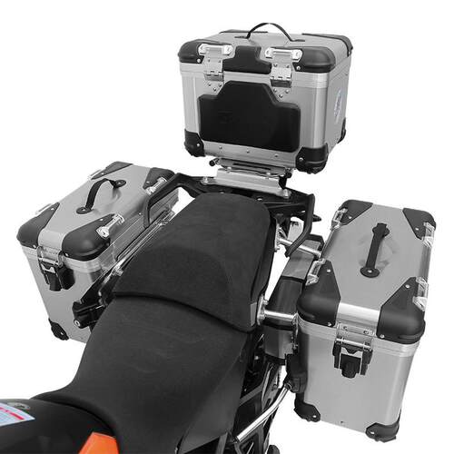 GSADV适用22款KTM1290ADV护杠底板边箱三箱尾箱保险杠保护原改装
