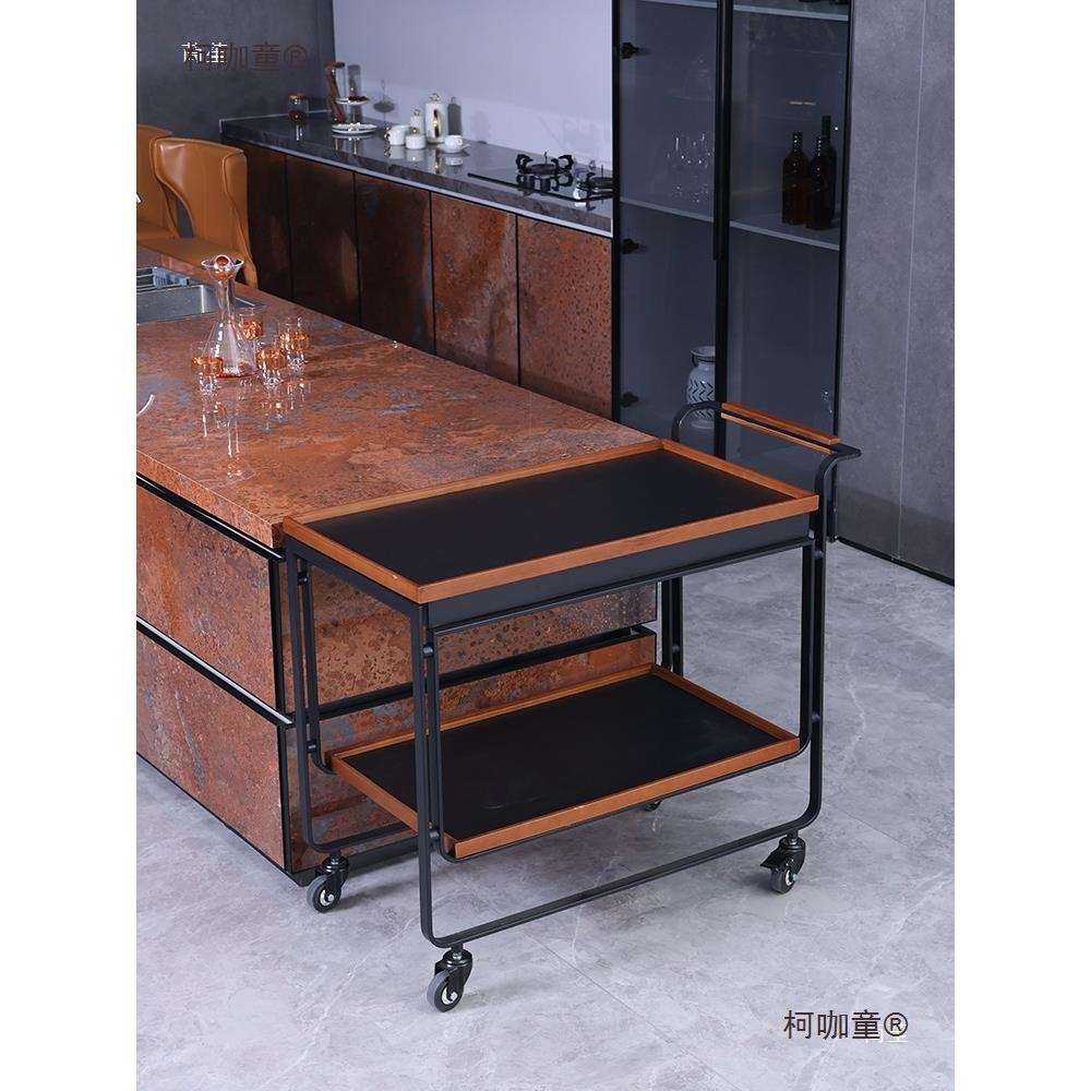酒店配餐车餐厅多功能流动式大码服务车手推烤鸭车餐具运送麦太保