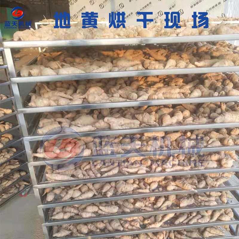 地黄片烘干机 怀庆熟地黄清洗切片烘干整套设备 地黄空气能烘干房