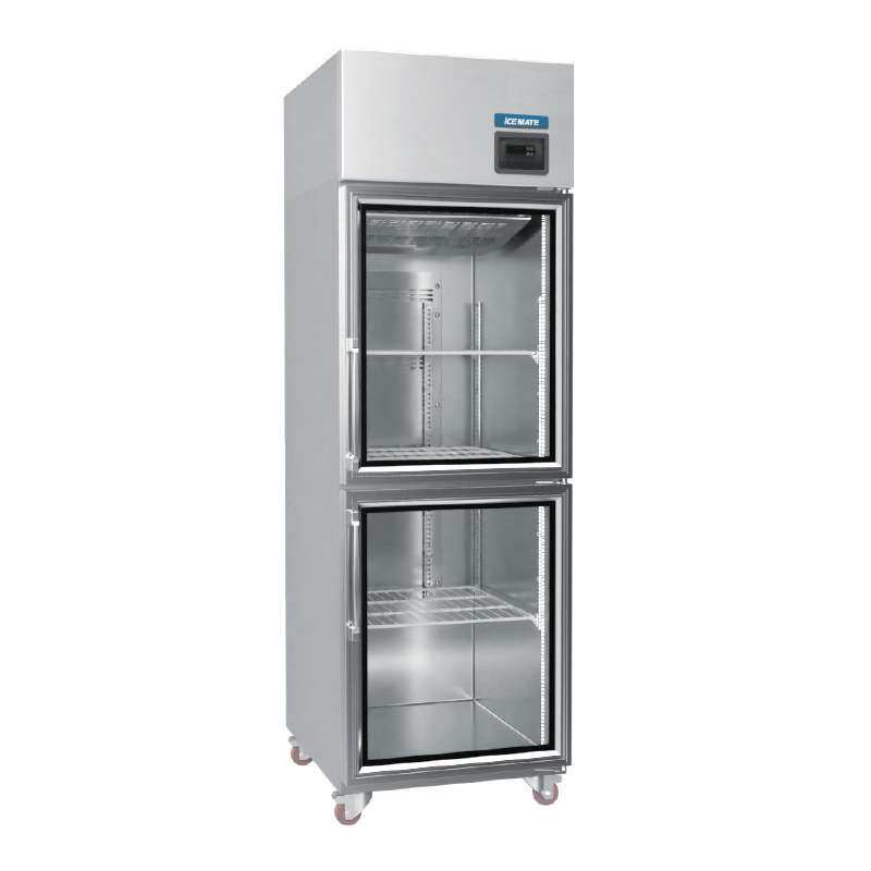 星崎ICEMATE艾世铭XR-128A-LG双开门玻璃门展示柜冰箱立式冰柜