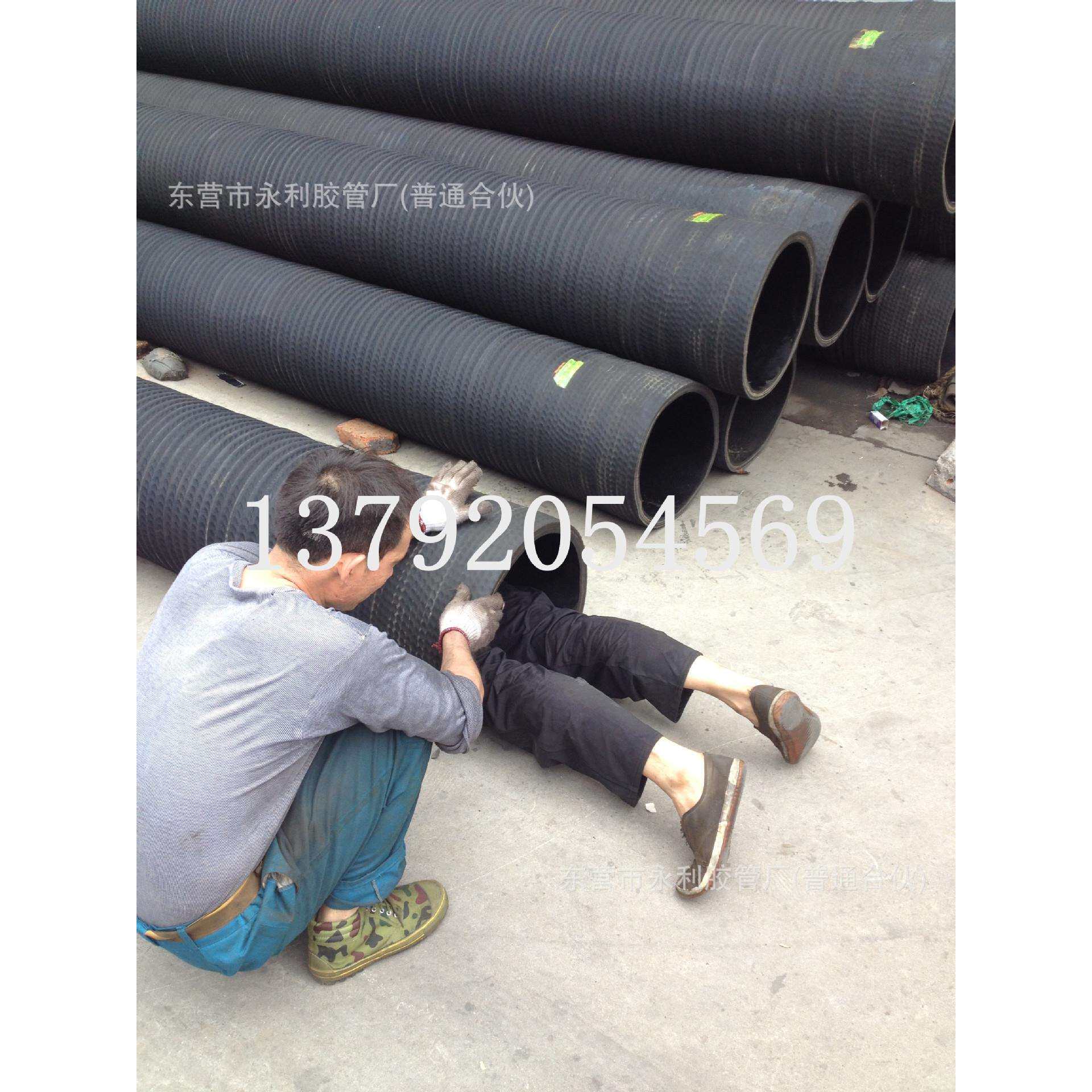 农业灌溉疏浚抗旱专用橡胶管大口径耐磨胶管 钢丝骨架吸排水胶管