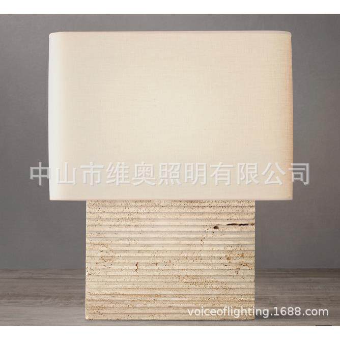 意大利风格正方形台灯尺寸款式可来图来样欧美认证欢迎到厂考察