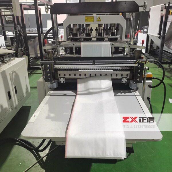 工无纺厂布果袋制袋机生果产加工塑水料框内衬的ZXL-B700机器设备