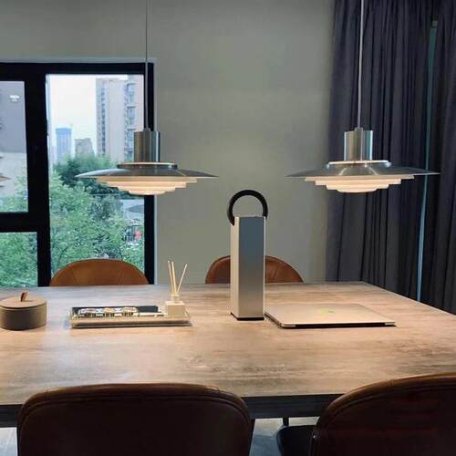 丹麦铝材飞碟吊灯北欧创意个性茶室吧台简约风家装餐厅PH5吊灯具