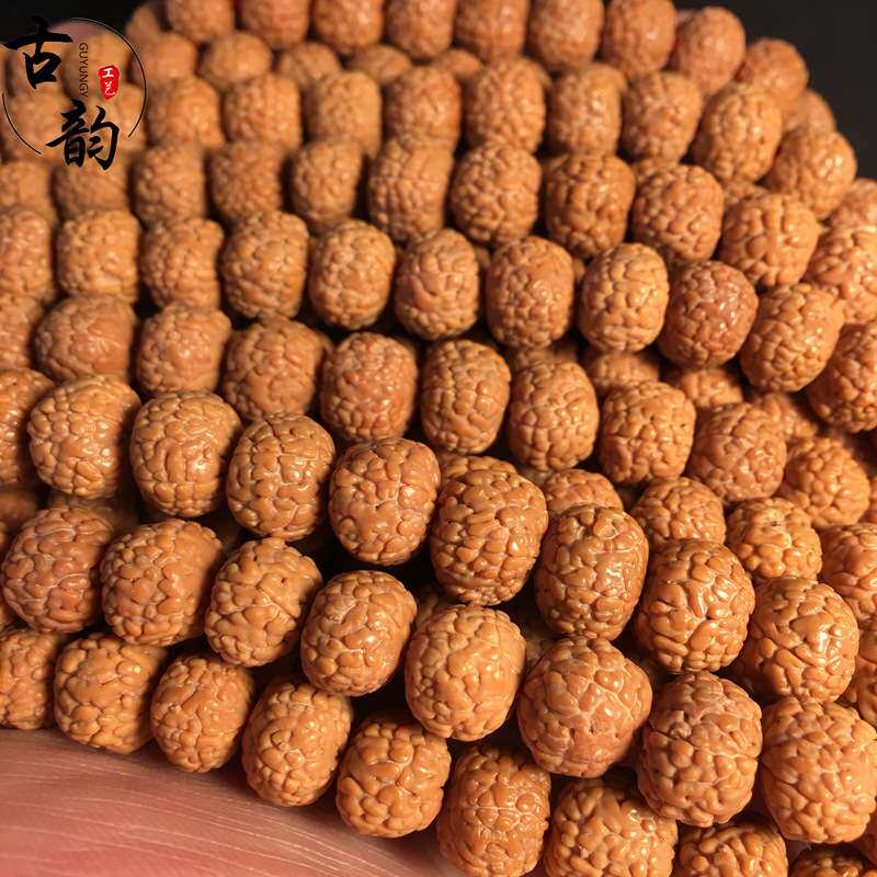 新款龙鳞114颗念珠 碟桩龙鳞小金刚菩提 高密玉皮质厂家直供