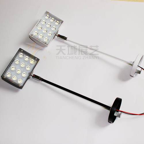 供应展览展示射灯LED12w长臂会展灯 欧规美规澳规英规 宽电压110V