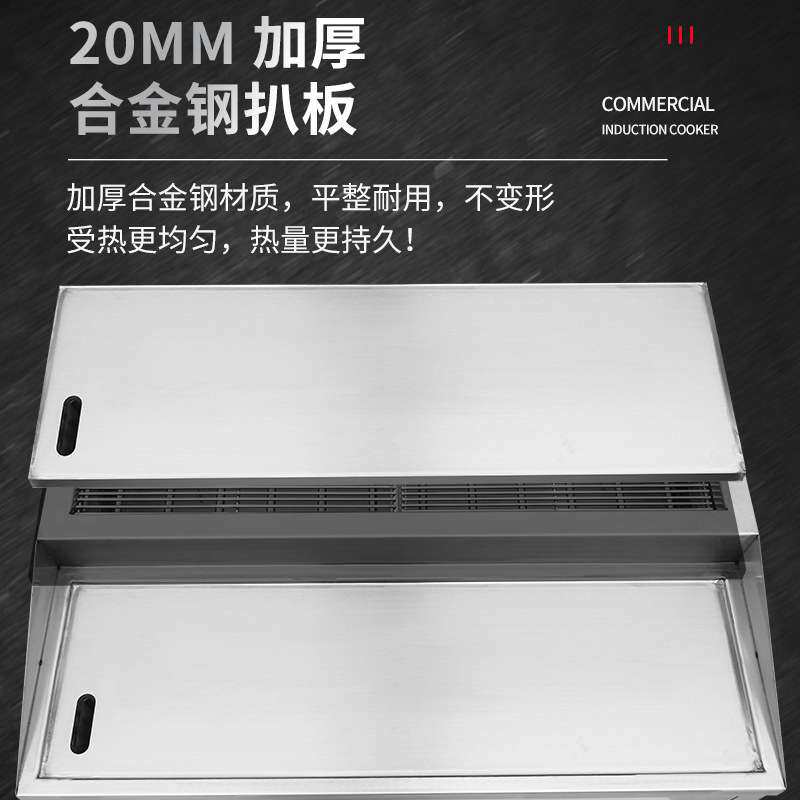 肉堡炉商用电热烧烤炉铁板烧电扒炉煎牛排煎鱼高温电烤炉肉堡烧炉