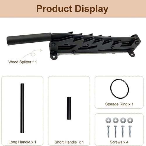新品亚马逊热销壁挂式劈柴器wall mounted log splitter木分离机