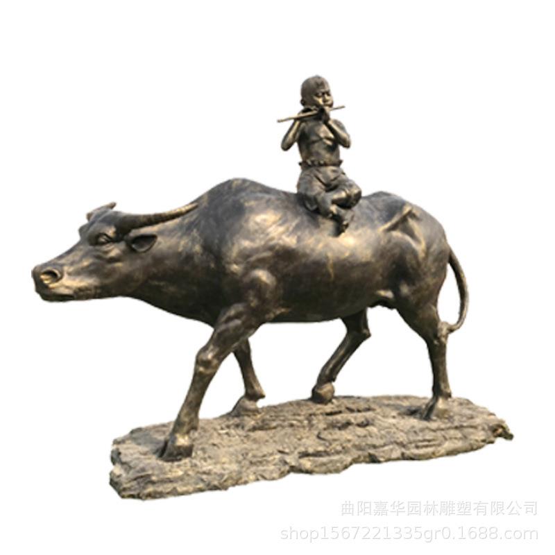 仿铜农耕主题雕塑玻璃钢仿铜人物雕塑制定生态园景观摆件 厂家