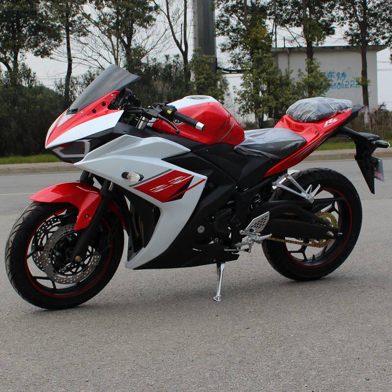 地平线摩托车跑车r3大型趴赛双缸水冷电喷350/400街车公路赛车r25