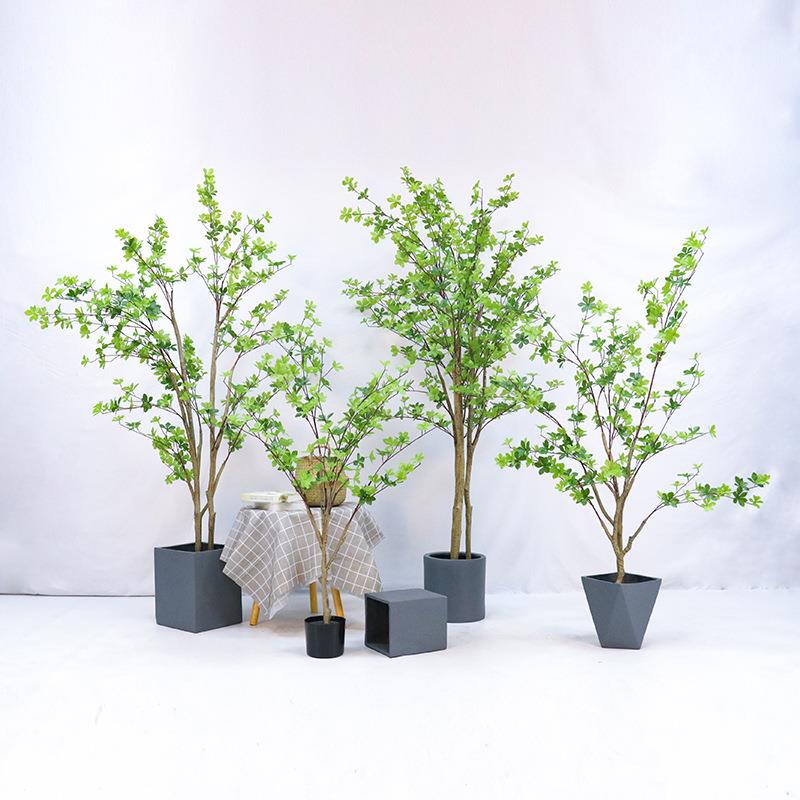 大型北欧仿真植物吊钟树仿真枝叶马醉木假绿植橱窗盆栽装饰造景