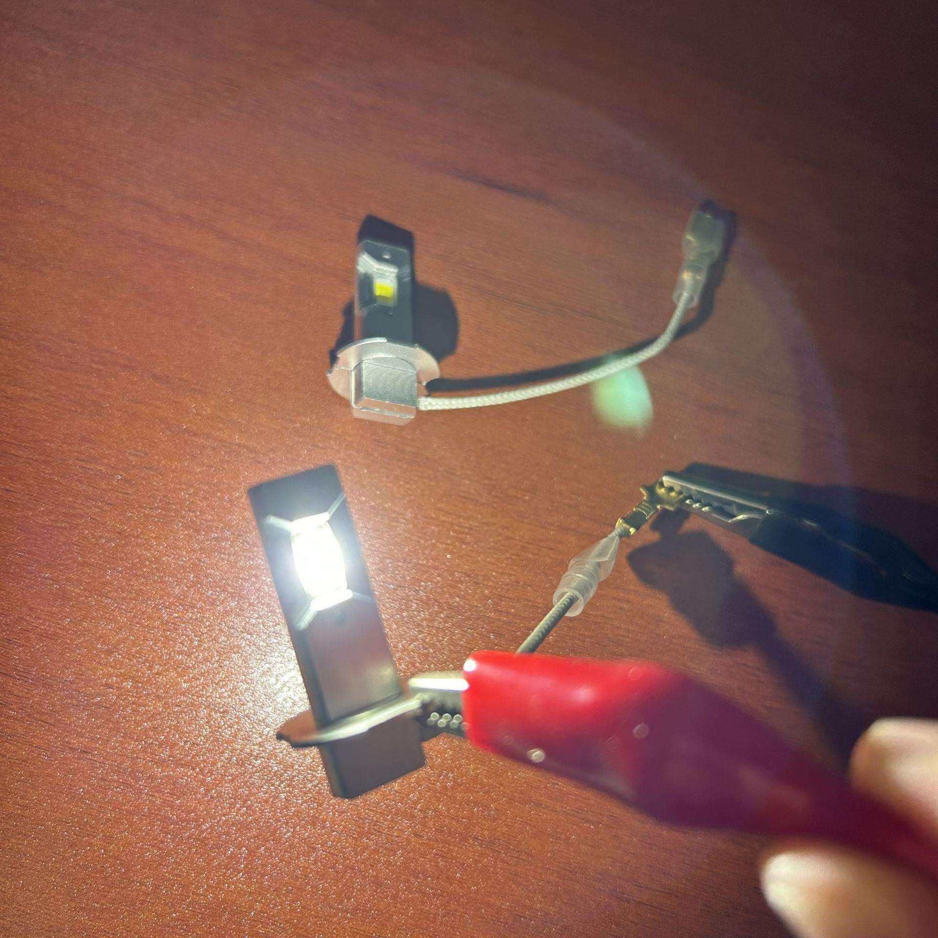 H1 H3 20W原车尺寸 DC10-40V白光汽车卡车通用led汽车大灯雾灯