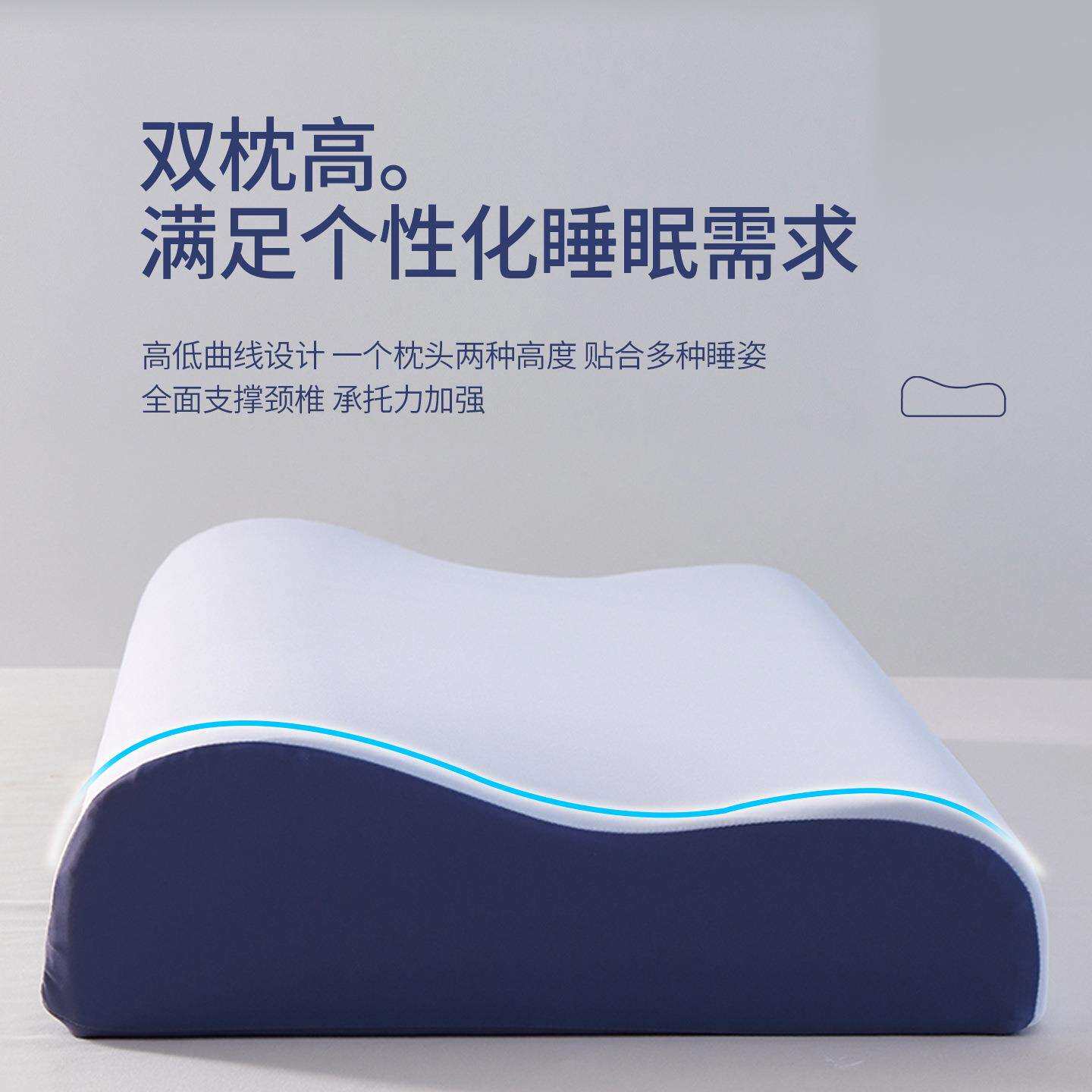 慢回弹记忆棉枕头护颈椎助睡眠成人学生宿舍深睡软枕芯单人一只装