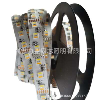 新款RGBCCT五合一灯带 84灯每米RGBWW灯条 五合一LED灯条12V