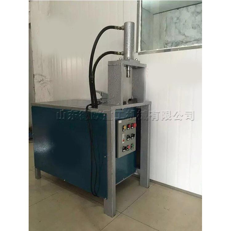 电机液压管材冲孔机 金属圆管冲弧设备 铁艺工程钢管护栏开口机