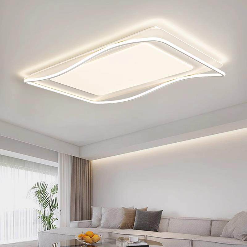 现代简约吸顶灯2024新款客厅卧室厨房卫生间书房餐厅吊智能调光