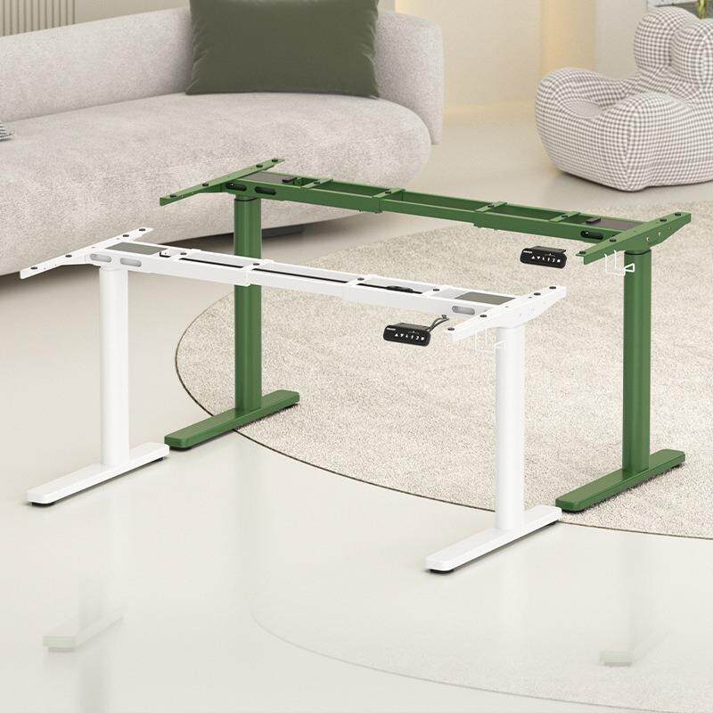 智能单人办公桌升降电脑桌自动可升降桌站立式办公书桌升降桌腿支