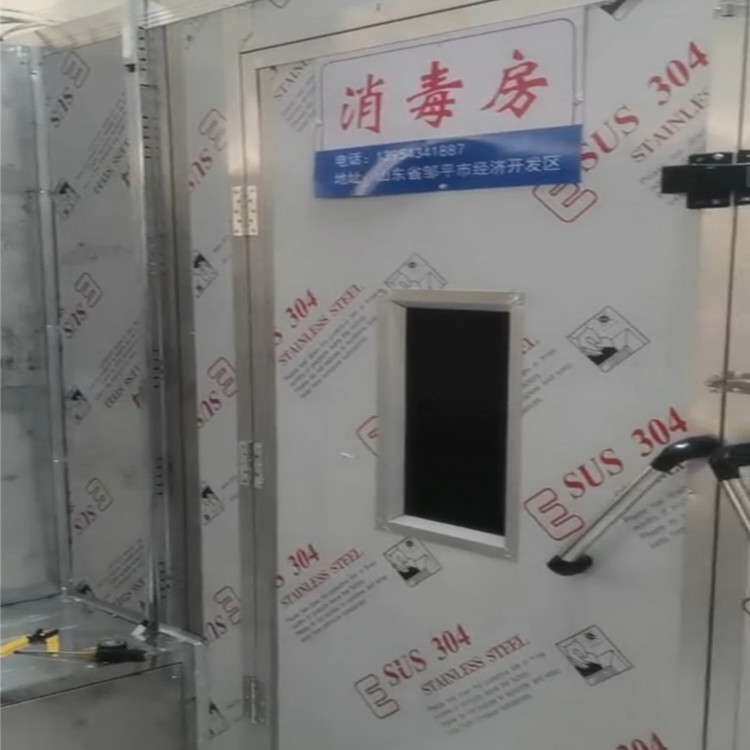 创丰高温消毒库安装制作热风循环消毒房大型餐饮快餐餐具消毒设备