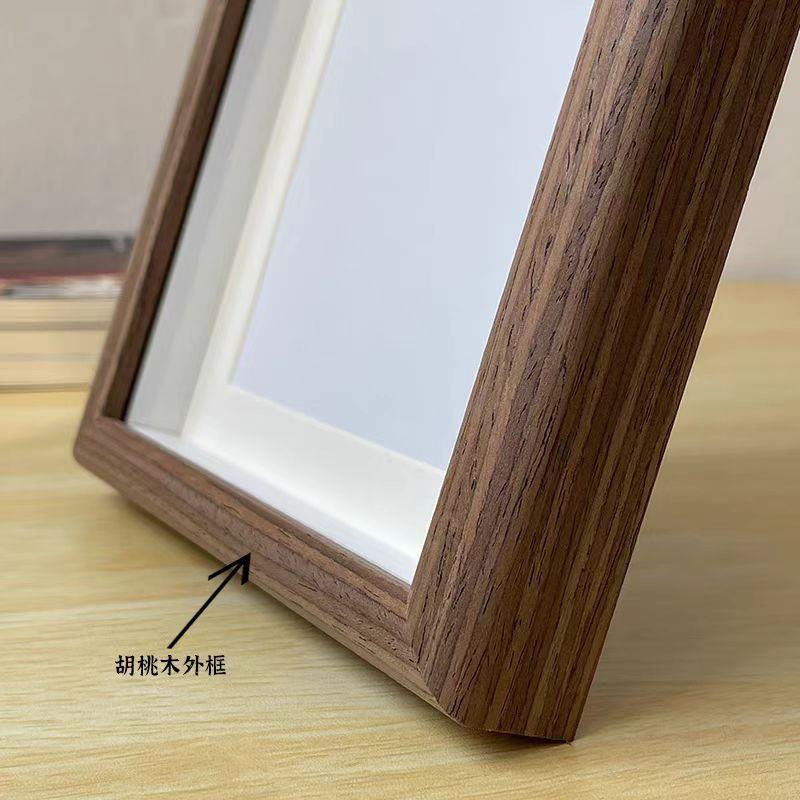 美式复古素描专用装裱画框空框相框挂墙四4K八开8k油画a3 A4纸16k