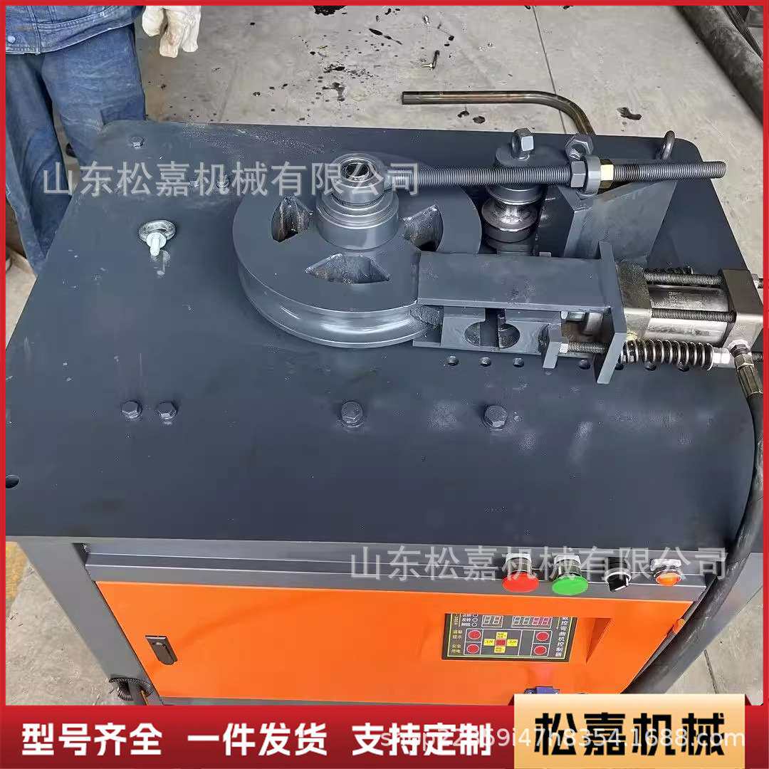 电动弯管机蔬菜大棚骨架圆管折弯机弯弧机全自动钢管方管弯曲机