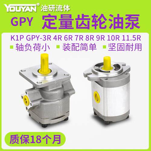 GPY-3R高压齿轮泵4R 5.8R 7R 8R 9R 10R 12R液压K1P1R11A油泵2R