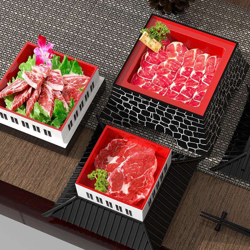 双剑江户城天守阁日式城堡烤肉店火锅店精致美观空间大层数多餐具