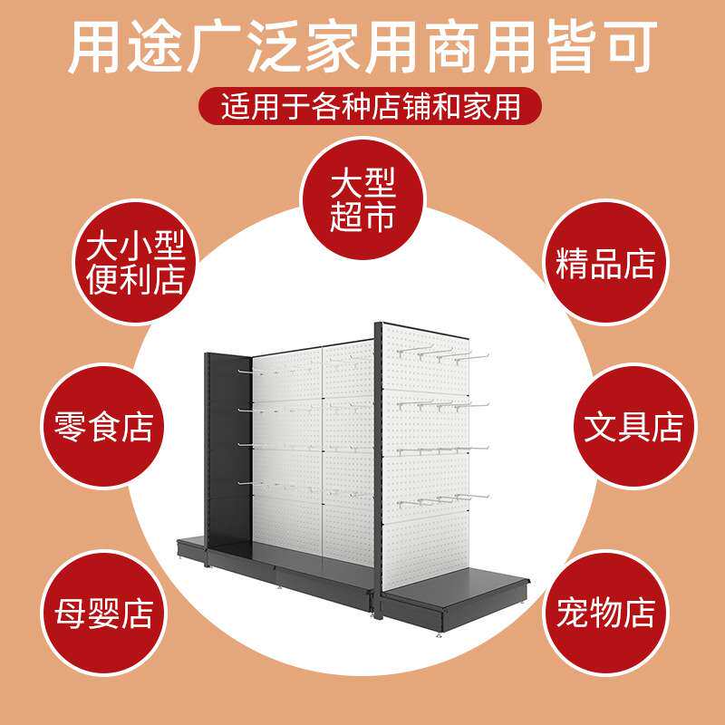 五金工具架坑板挂钩五金工具喇叭孔整理架物料架收纳展示架货架