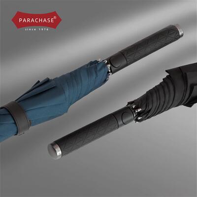 parachae自动超轻碳纤维双人大号长柄雨伞加大加厚固抗风8骨120cm