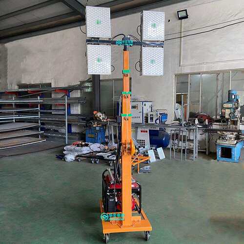 HMF962-B户外场地手动升降移动照明车应急施工泛光灯light tower