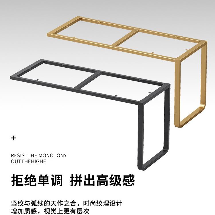 定作桌腿支架岛台厨房吧台橱柜餐厅大理石岩板金属支撑脚书桌底座