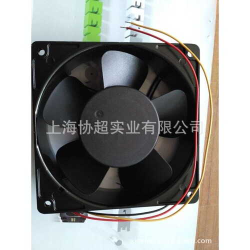 ADDA直流风机AD1212MB-F52 12038 12V 三线报警功能金属外框