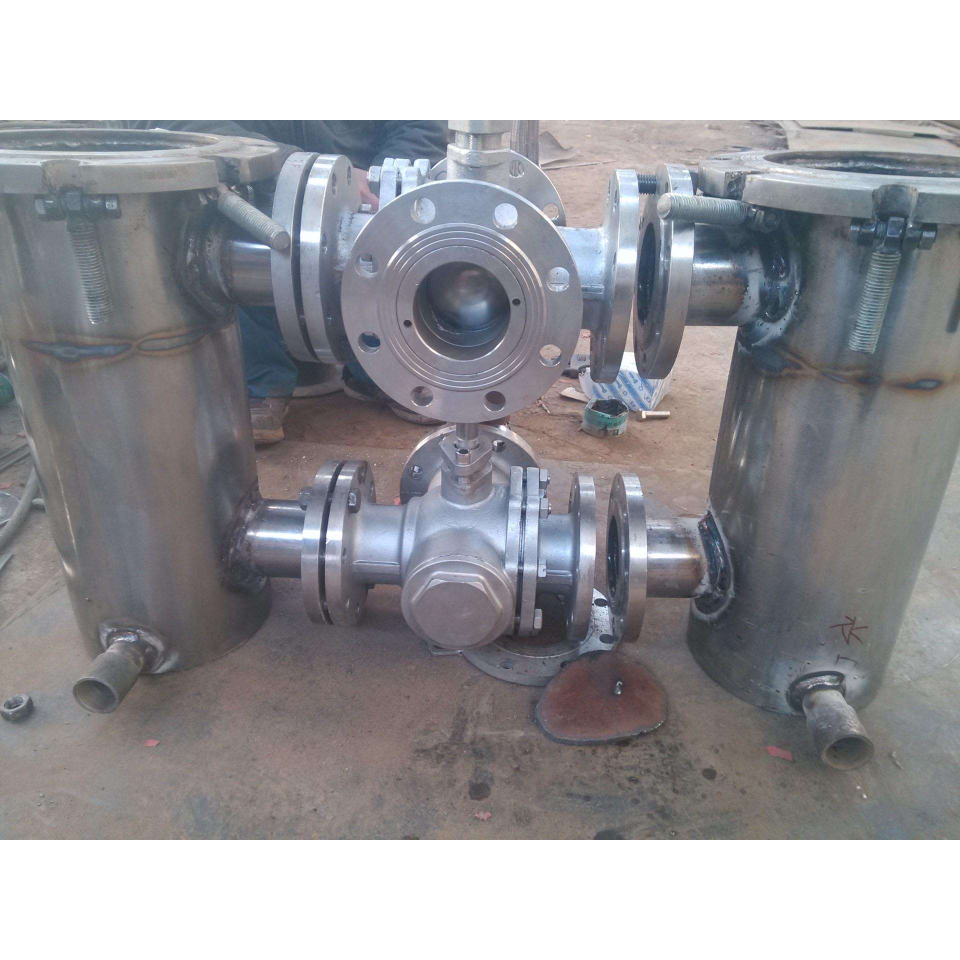 不锈钢双联篮式过滤器 双桶式过滤器 DN80 厂家直销 物美价优