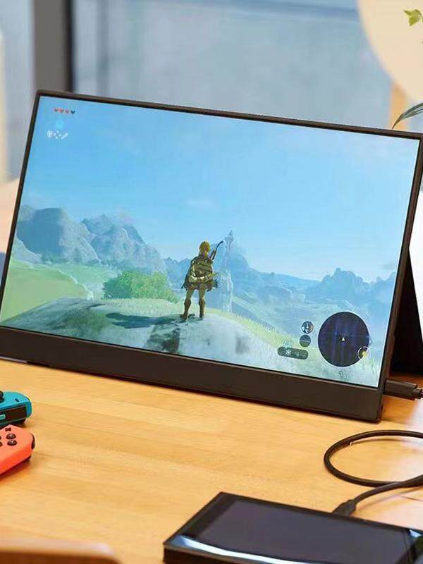 신형 휴대용 단선 통신 18인치 컴퓨터 보조 화면 터치스크린 휴대폰 NS 확장 화면 152K에 연결