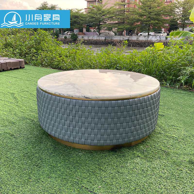 户外藤编沙发庭院阳台花园桌椅休闲猫窝茶几躺椅三件套组合家具
