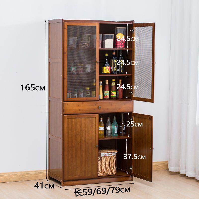 厨房餐边柜简约碗柜茶水柜餐厅大容量储物柜家用碗橱