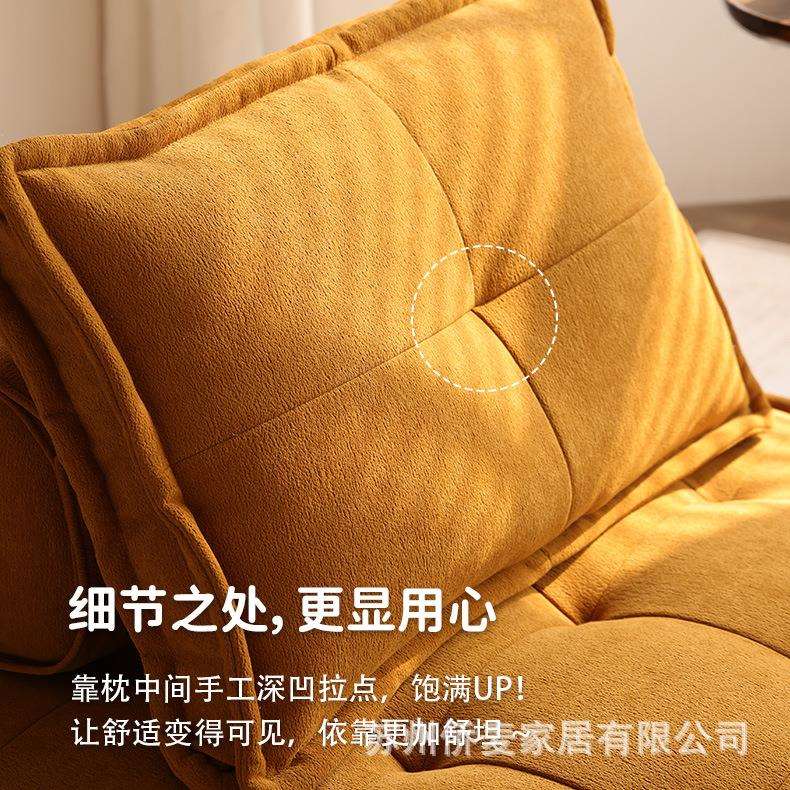 豆腐懒人沙发意式小户型出租屋客厅直排方块单人沙发椅极简舒适
