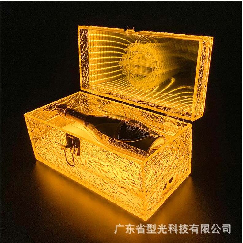 香槟酒箱深渊发光酒箱 酒吧出子单支酒座气氛酒架夜店KTV深渊灯