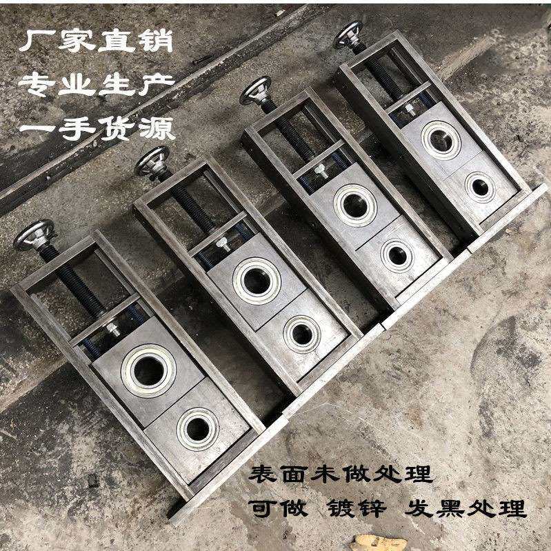 滑块轴承固定座滑块轴承座调节支架滚筒张紧调节轴承可调节支架