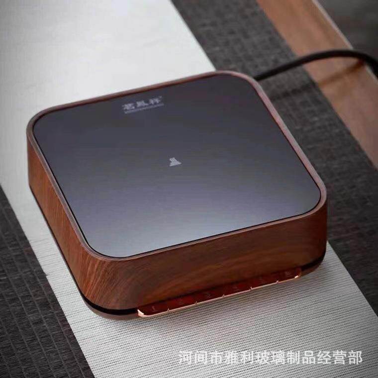 茗凤祥胡桃木电陶炉家用烧水壶小型煮茶器煮茶炉钢琴家烧水炉茶具