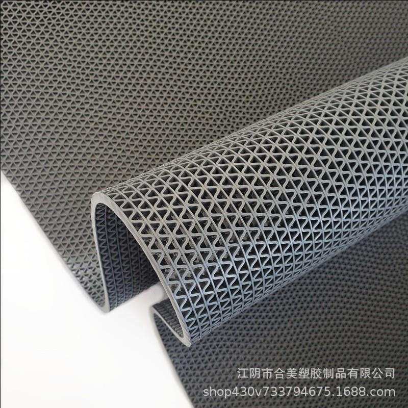 实心撕不烂S垫耐磨王地垫厨房厕所镂空浴室防滑垫PVC塑胶地毯门垫