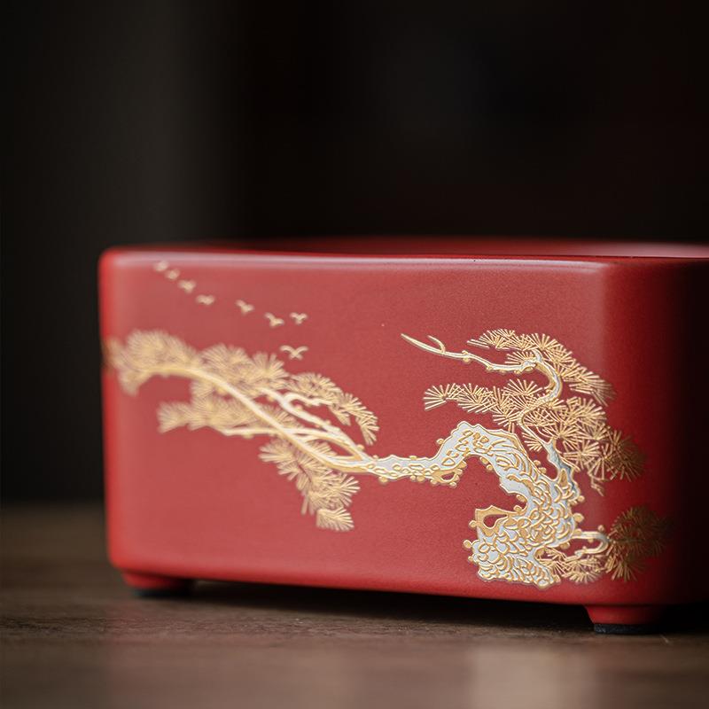 弥言山楂红电陶炉煮茶套装家用复古轻奢煮茶器茶壶底座茶道配件茶