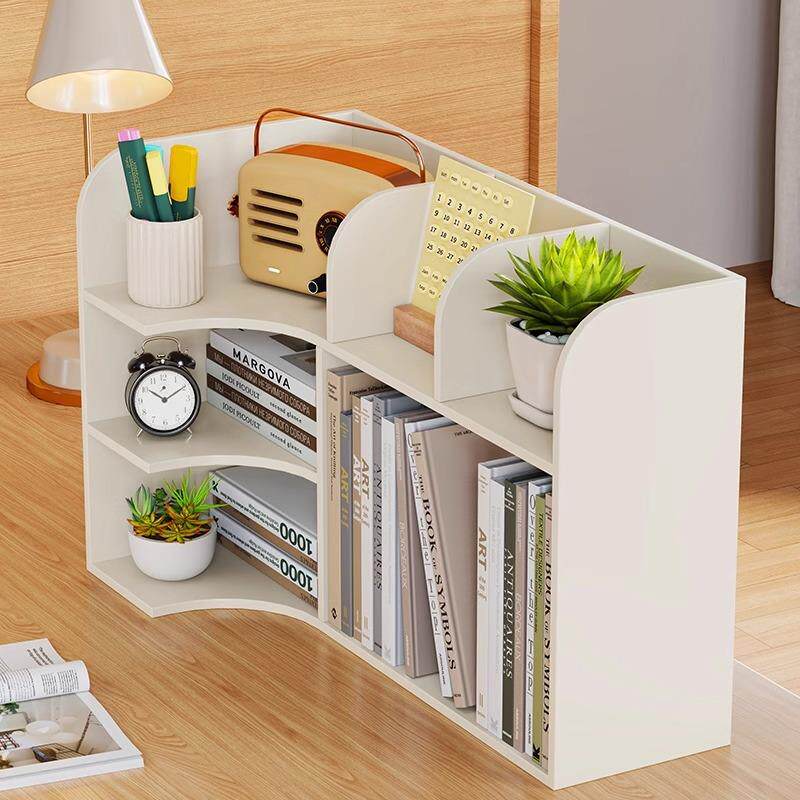 桌面书架书桌上多层置物架办公桌分层储物柜学生宿舍桌子上收纳盒