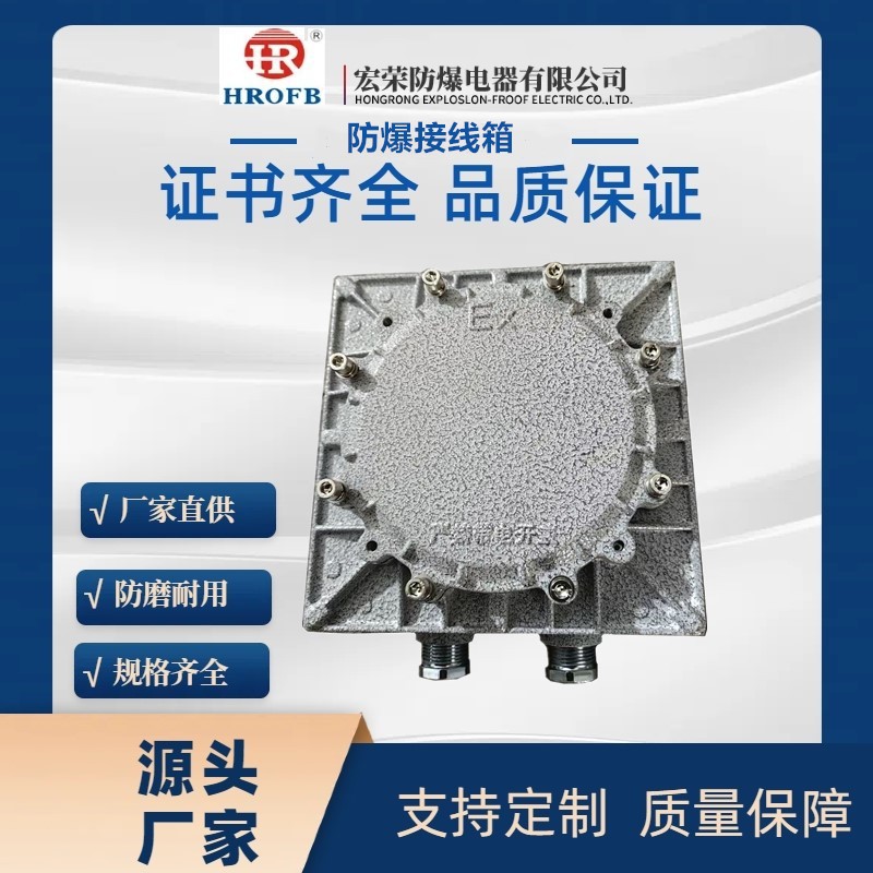 接线空箱仪表端子箱防爆接线箱隔爆控制检修铝合金接线盒IP54防护