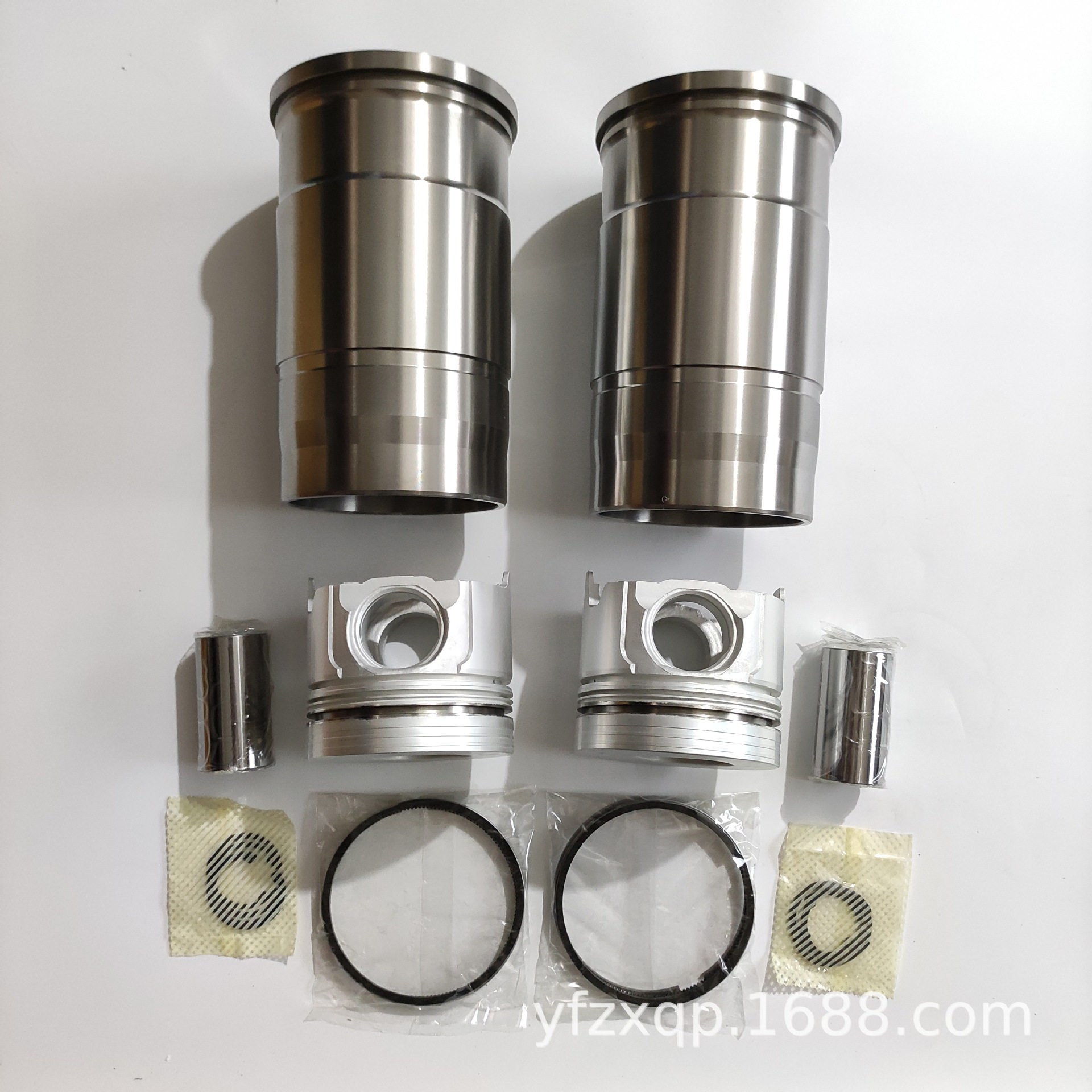 适用五十铃10PD1发动机四配套119MM 缸套组件 活塞环销卡簧 ISUZU