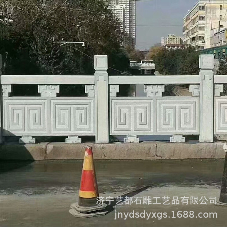 大理石栏杆石雕石桥拱桥园林景区庭院小桥河道桥梁护栏厂家