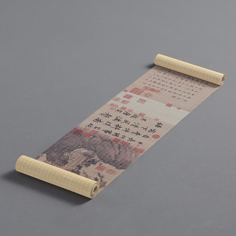 竹编茶席防水隔热中式禅意