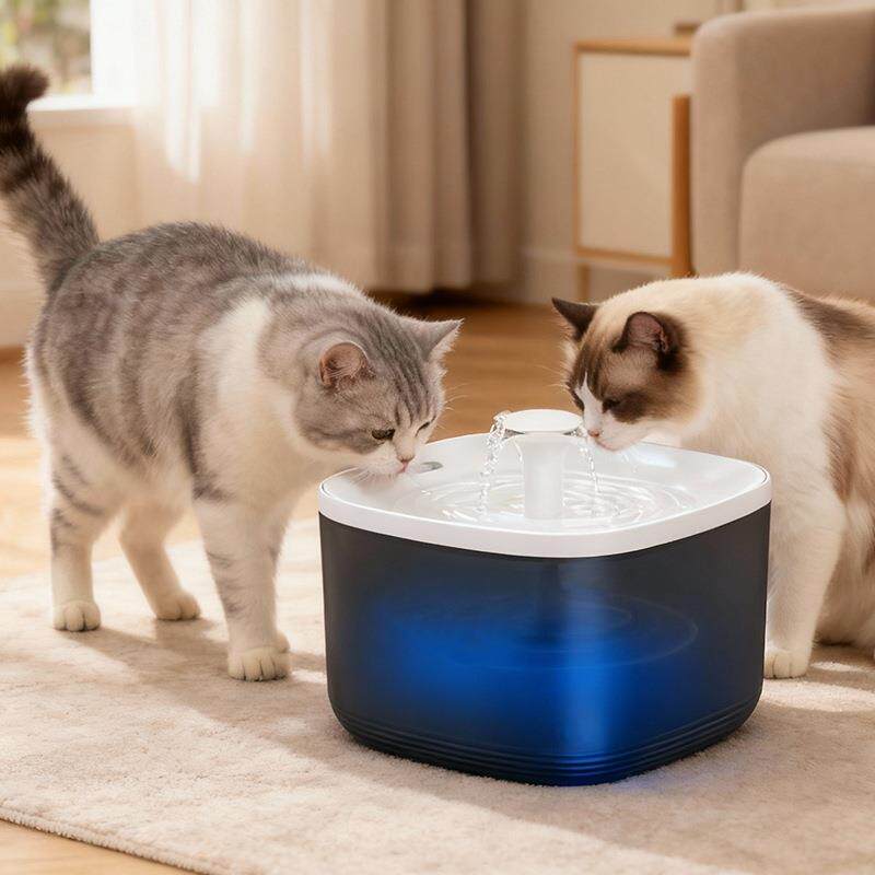 宠物猫喷泉饮水机静音猫饮水器大容量循环净化过滤活水猫咪用品