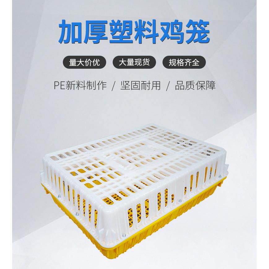 加厚塑料鸡笼大码家用周转箱鸡笼子鸡用运输箱宠物笼子兔笼鸽子笼