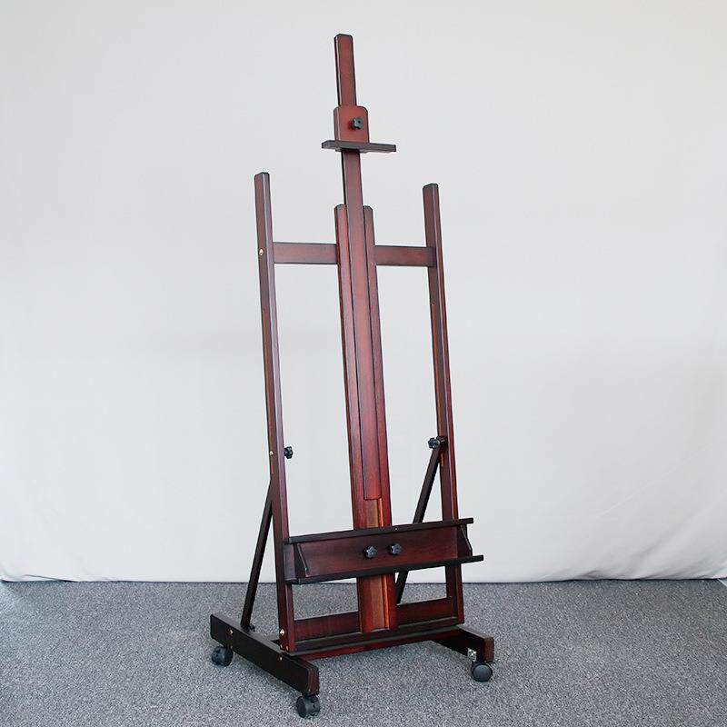 木扎特楼盘广告公司架子可调节折叠油画架木制展示画架画框实木